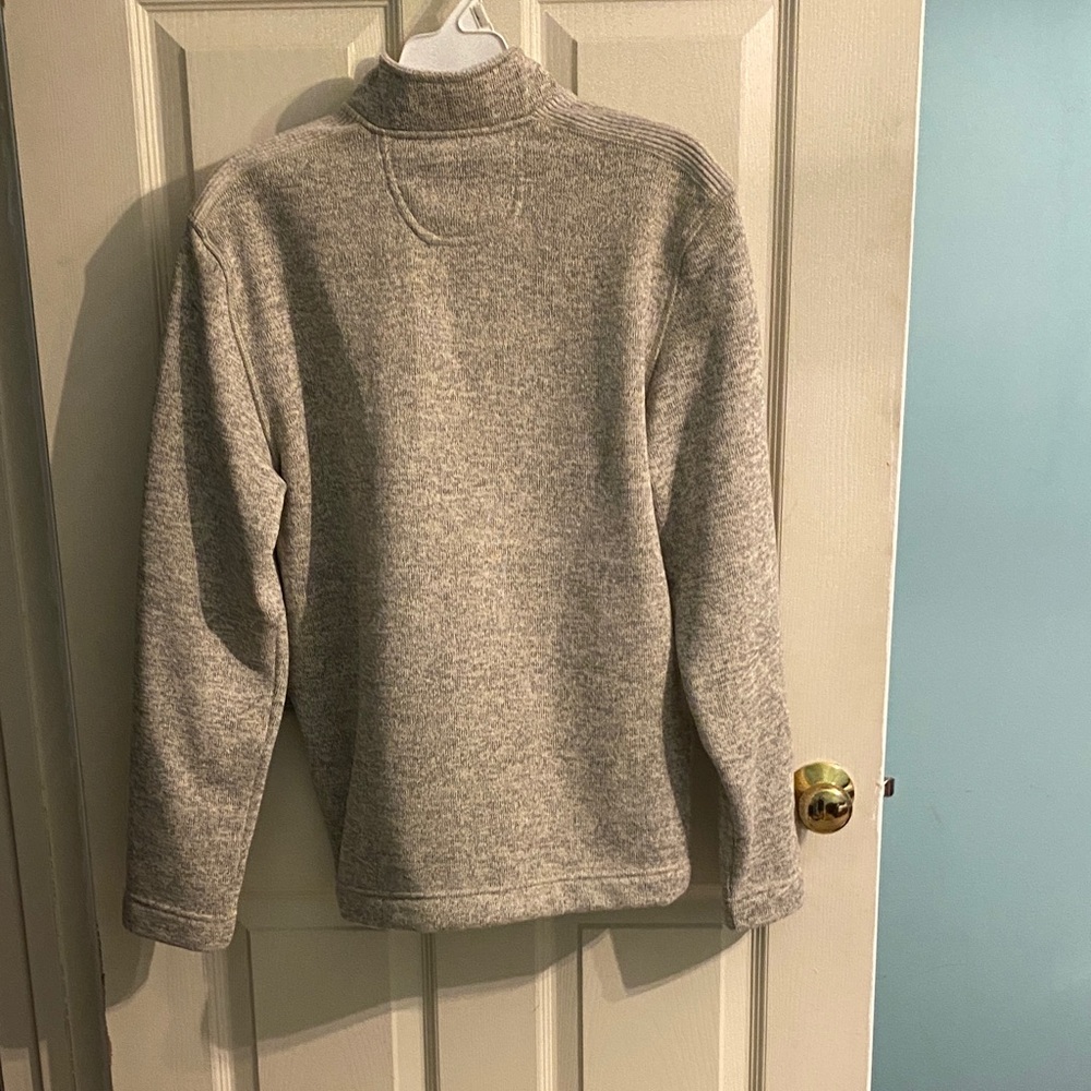 Van Heusen Gray Button-Up Men's Sweater - Picture 3 of 7